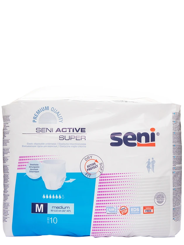 Seni Active Super biksītes, M, 10 gb.
