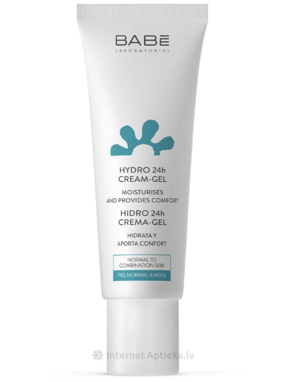 Babē Facial Hydro 24h mitrinošs krēms-gels, 50 ml | internetaptieka.lv