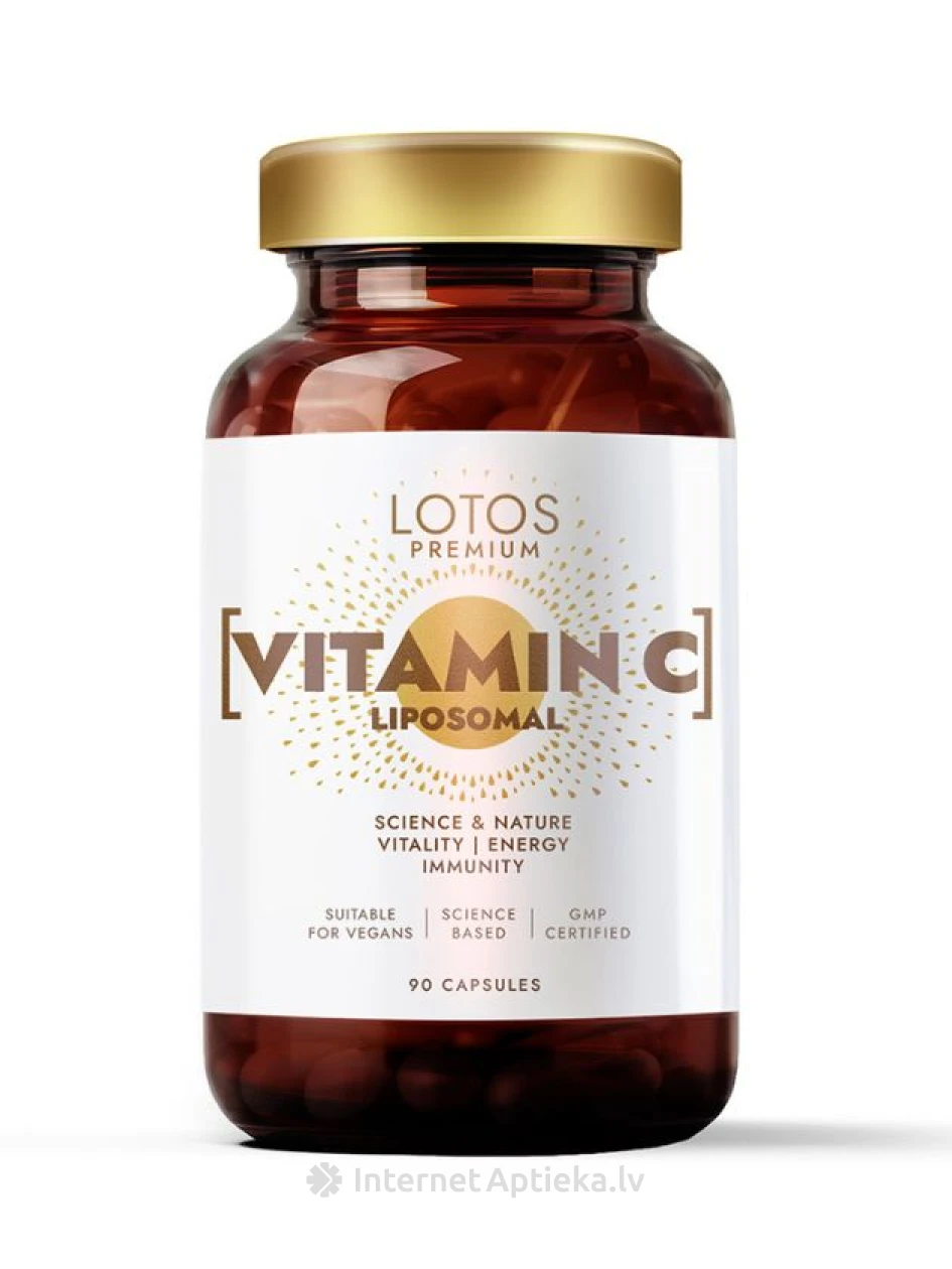 LOTOS PREMIUM Liposomal Vitamin C, 90 kapsulas | internetaptieka.lv