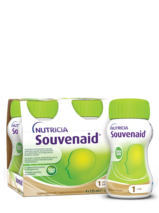 Nutricia Souvenaid ar kapučīno garšu, 4 x 125 ml