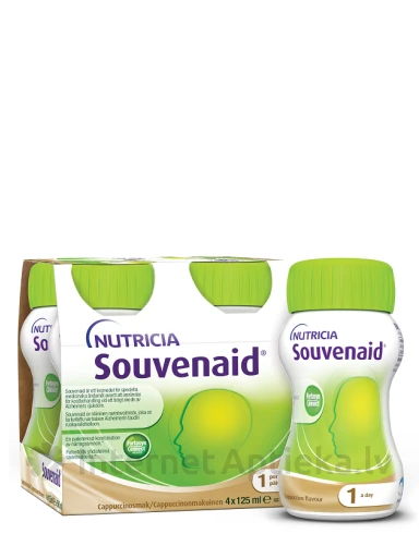 NUTRICIA Souvenaid® ar kapučīno garšu, 4*125 ml | internetaptieka.lv