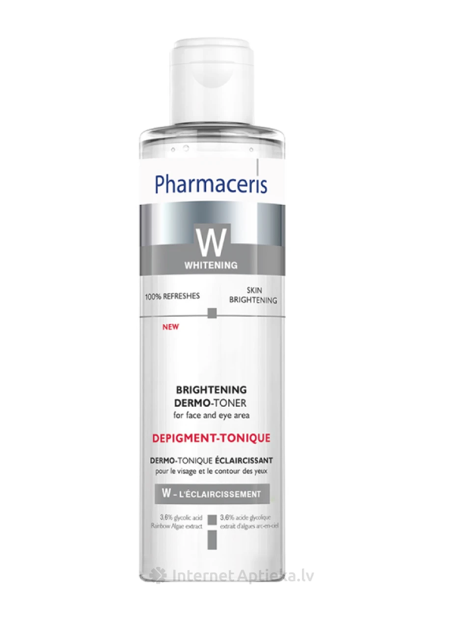 Pharmaceris W DEPIGMENT-TONIQUE balinošs dermo-toniks sejai, 200 ml | internetaptieka.lv