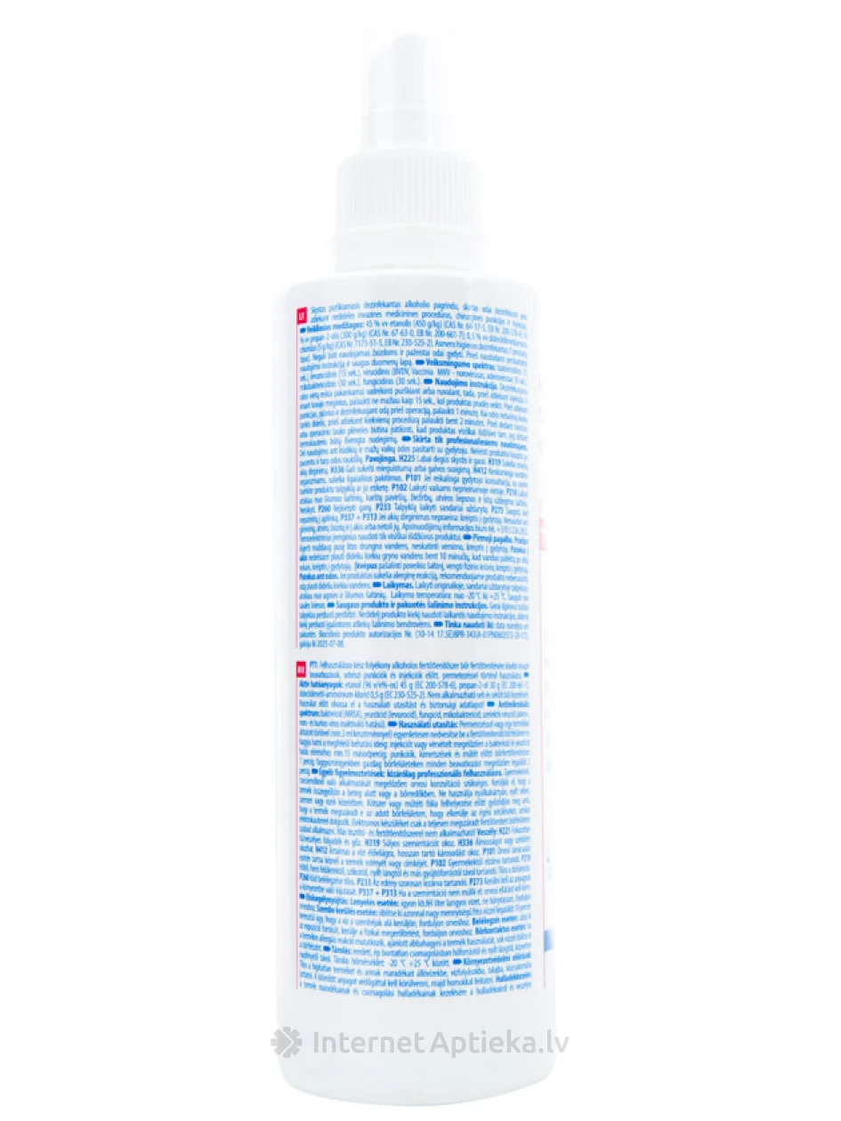 Dezinfekcijas līdzeklis Kodan Tincture E Colourles, 250 ml | internetaptieka.lv