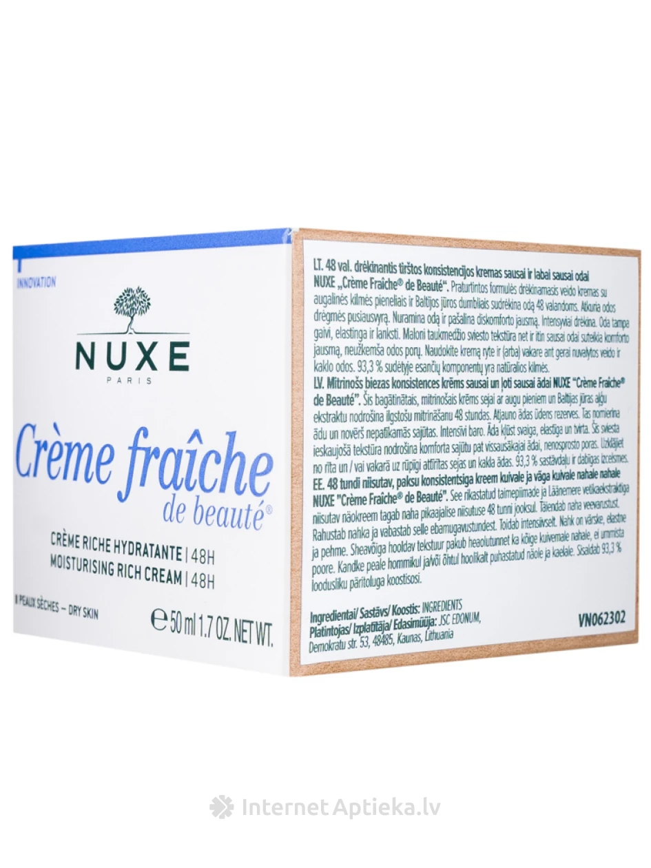 NUXE Niisutav paks kreem kuivale nahale 48H, 50 ml | internetaptieka.lv