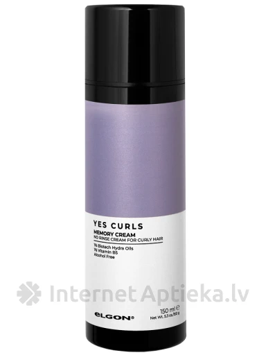 ELGON Yes Curls krēms cirtainiem matiem ar “atmiņas” efektu, 150 ml | internetaptieka.lv