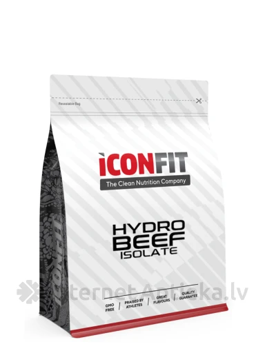ICONFIT HydroBEEF Isolate - Unflavoured 97% протеин без вкуса, 1 кг | internetaptieka.lv