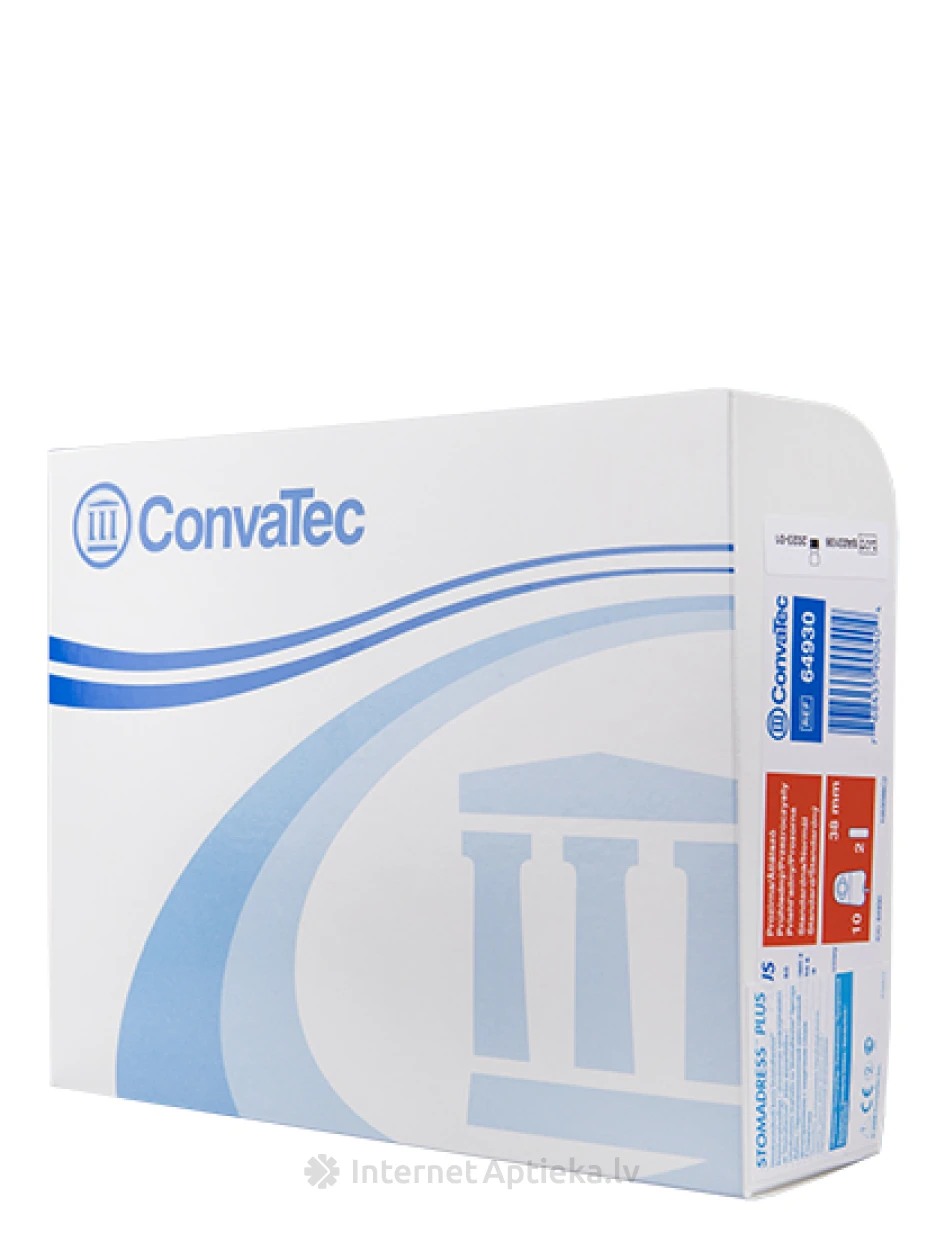 Stomadress Plus однокомпонентные мочеприемники, 38 мм, 10 шт | internetaptieka.lv