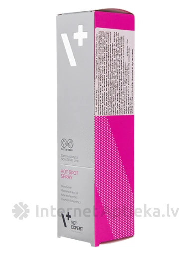 Vetexpert Hot Spot aerosols lokālai ādas kopšanai suņiem un kaķiem, 100 ml | internetaptieka.lv