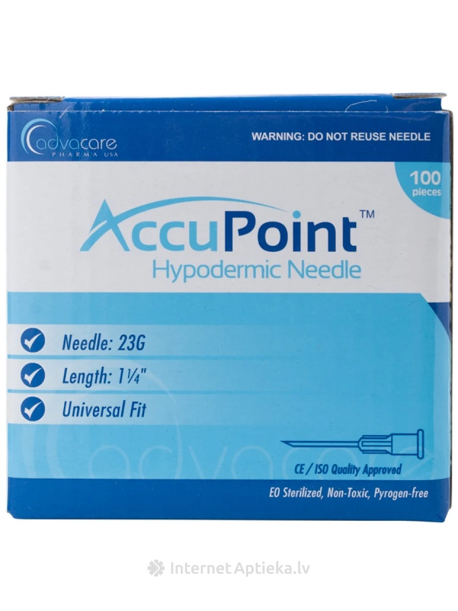 AccuPoint Adata injekciju, 100 gb. | internetaptieka.lv