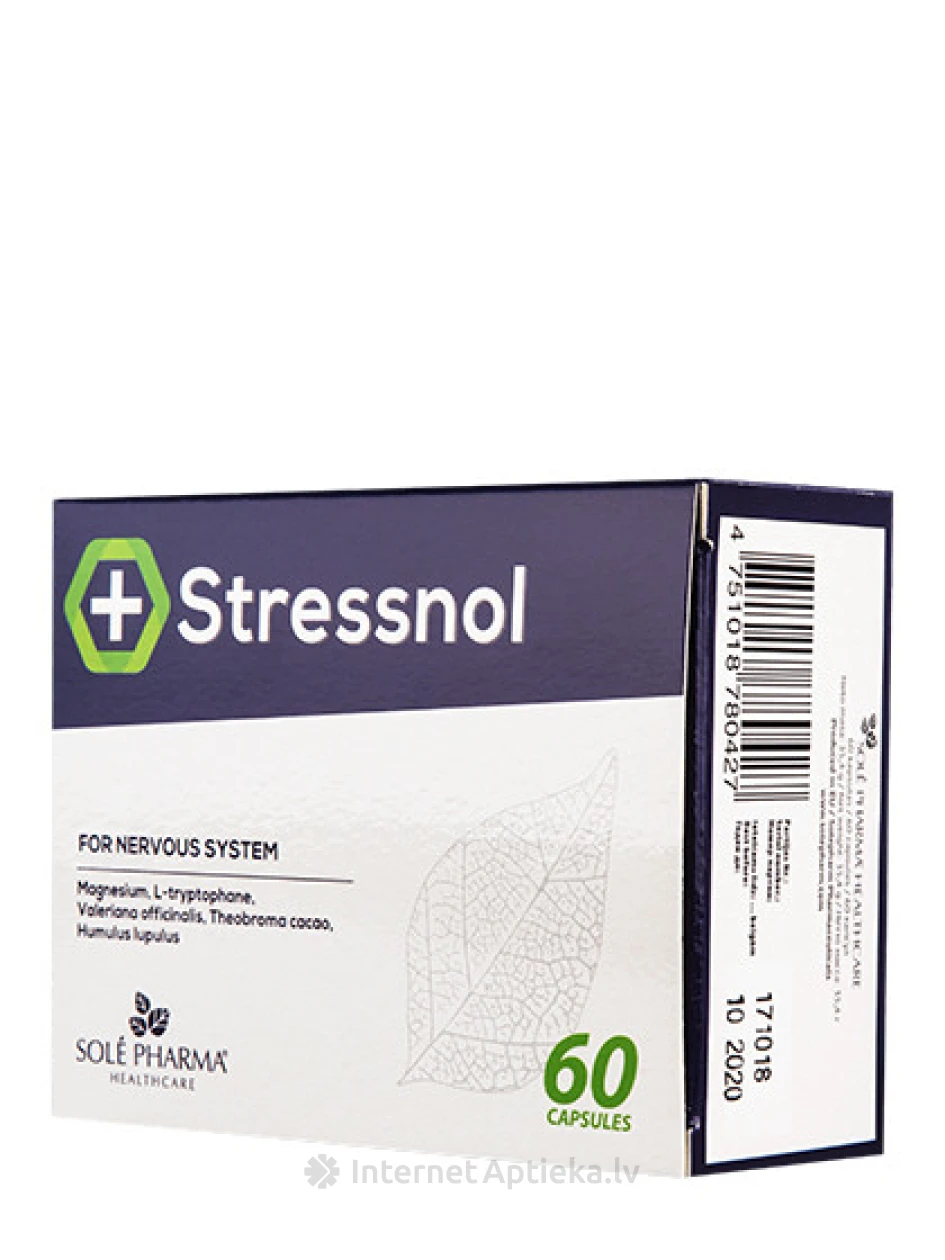Stressnol, 60 kapsulas | internetaptieka.lv