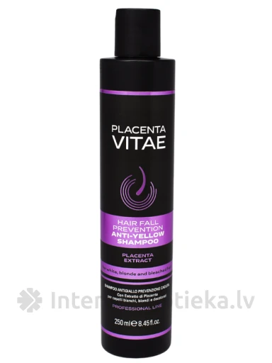 Placenta Vitae Anti-Yellow шампунь против выпадения волос, 250 мл | internetaptieka.lv