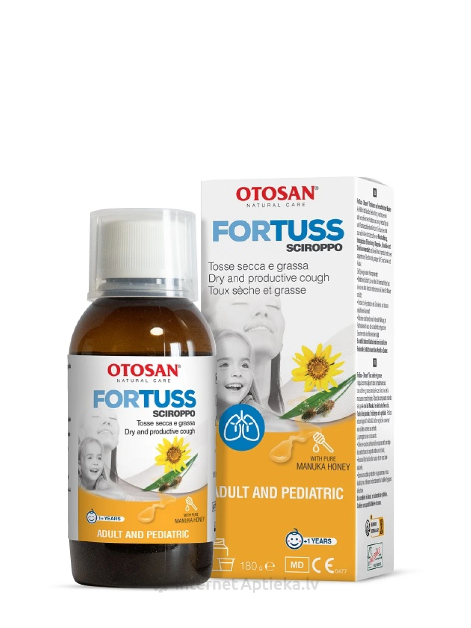 Otosan Fortussi siirup meega, 180 g | internetaptieka.lv
