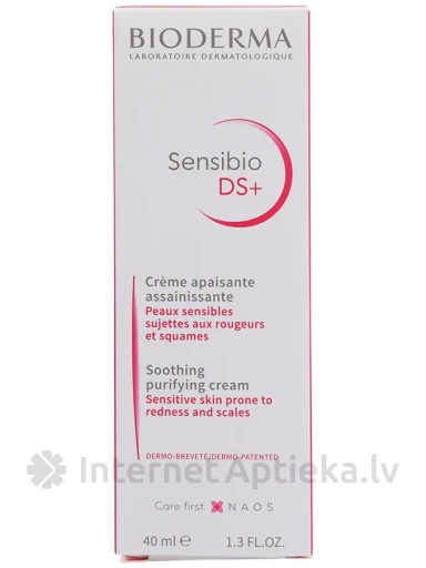 Bioderma Sensibio DS+ Крем, 40 мл | internetaptieka.lv