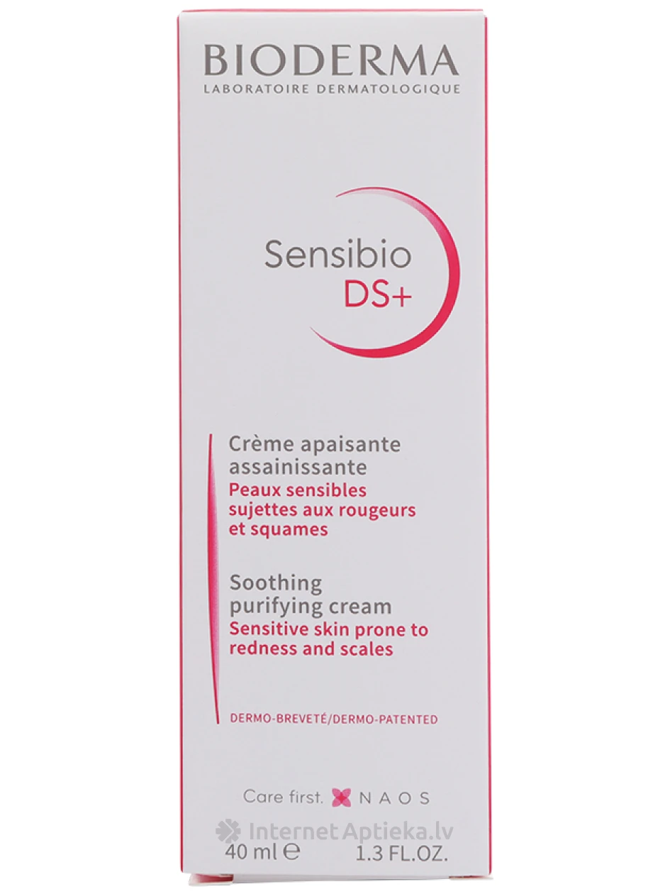 Bioderma Sensibio DS+ rahustav puhastav kreem, 40 ml | internetaptieka.lv
