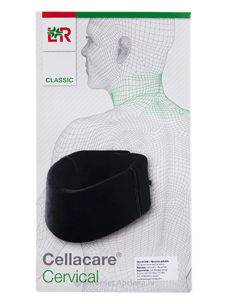 Imobilizācijas apkakle mīkstā melna 7. 5 cm, 2 izmērs, 1 gb. | internetaptieka.lv