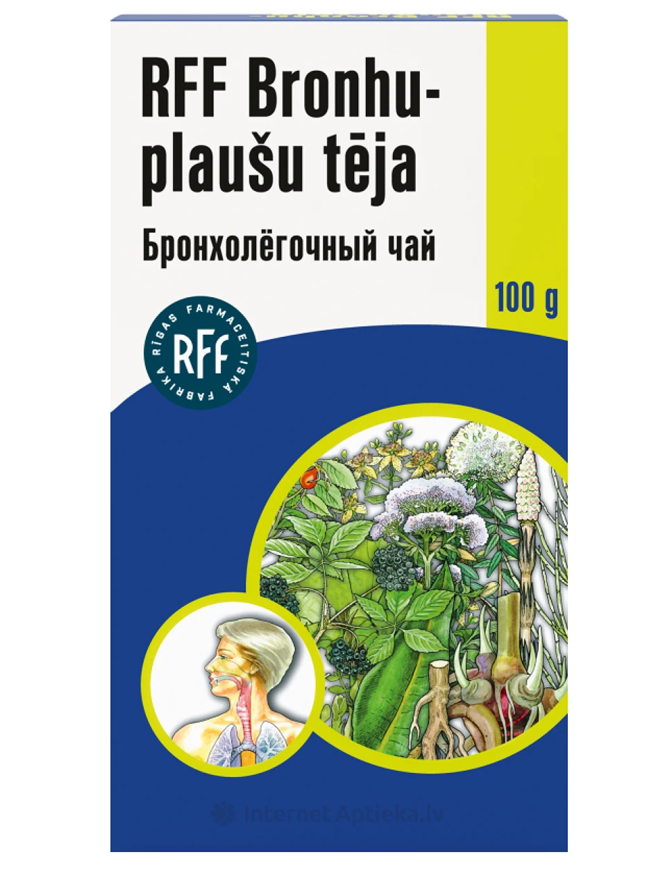 Bronhu-plaušu tēja, 100 g | internetaptieka.lv