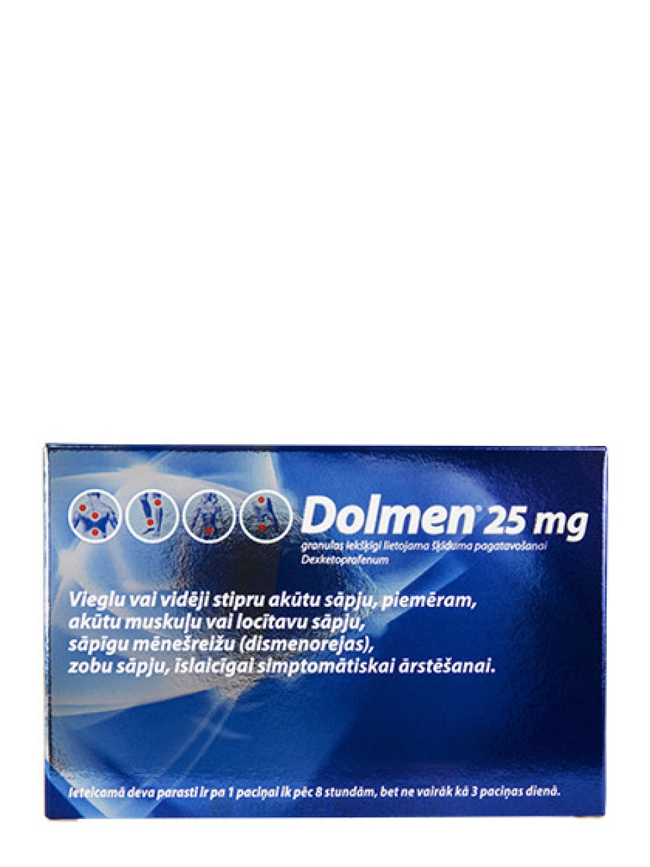 Dolmeni graanulid, 25 mg, 10 pakki | internetaptieka.lv
