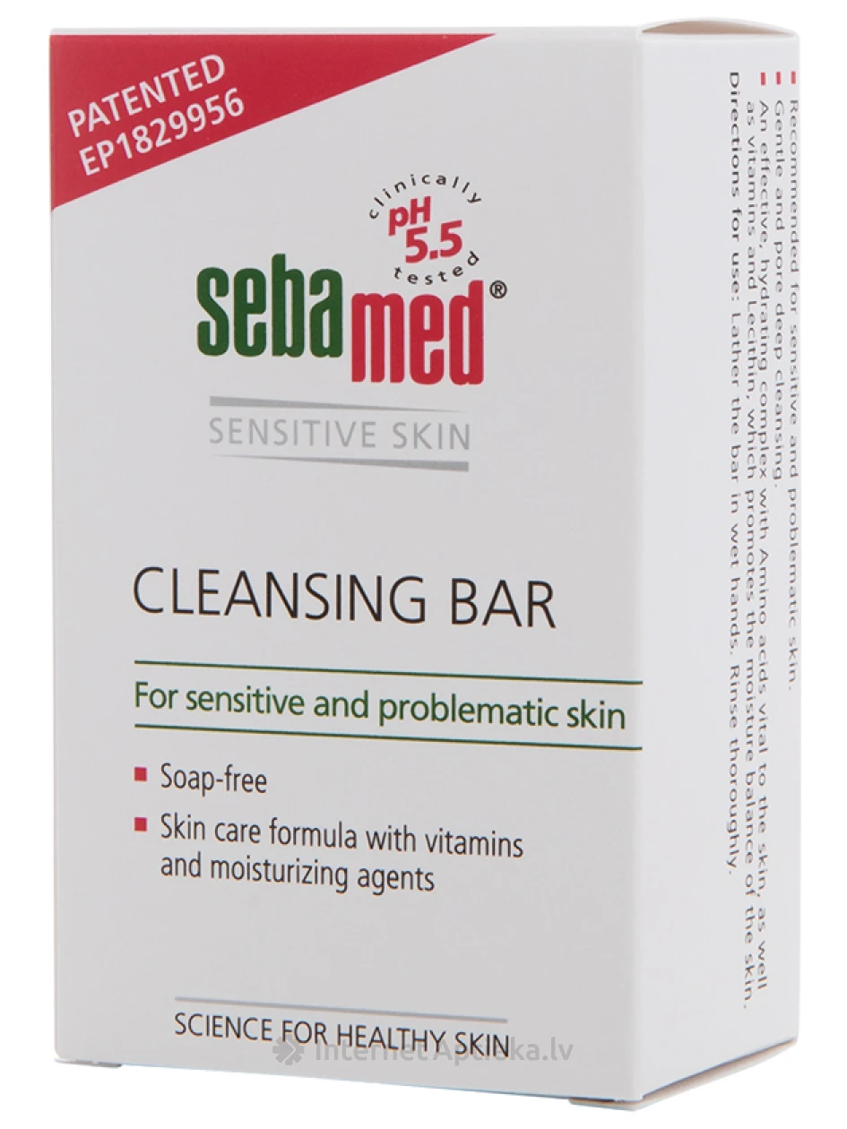 SEBAMED моющее средство для чувствительной и проблемной кожи, 100 г | internetaptieka.lv