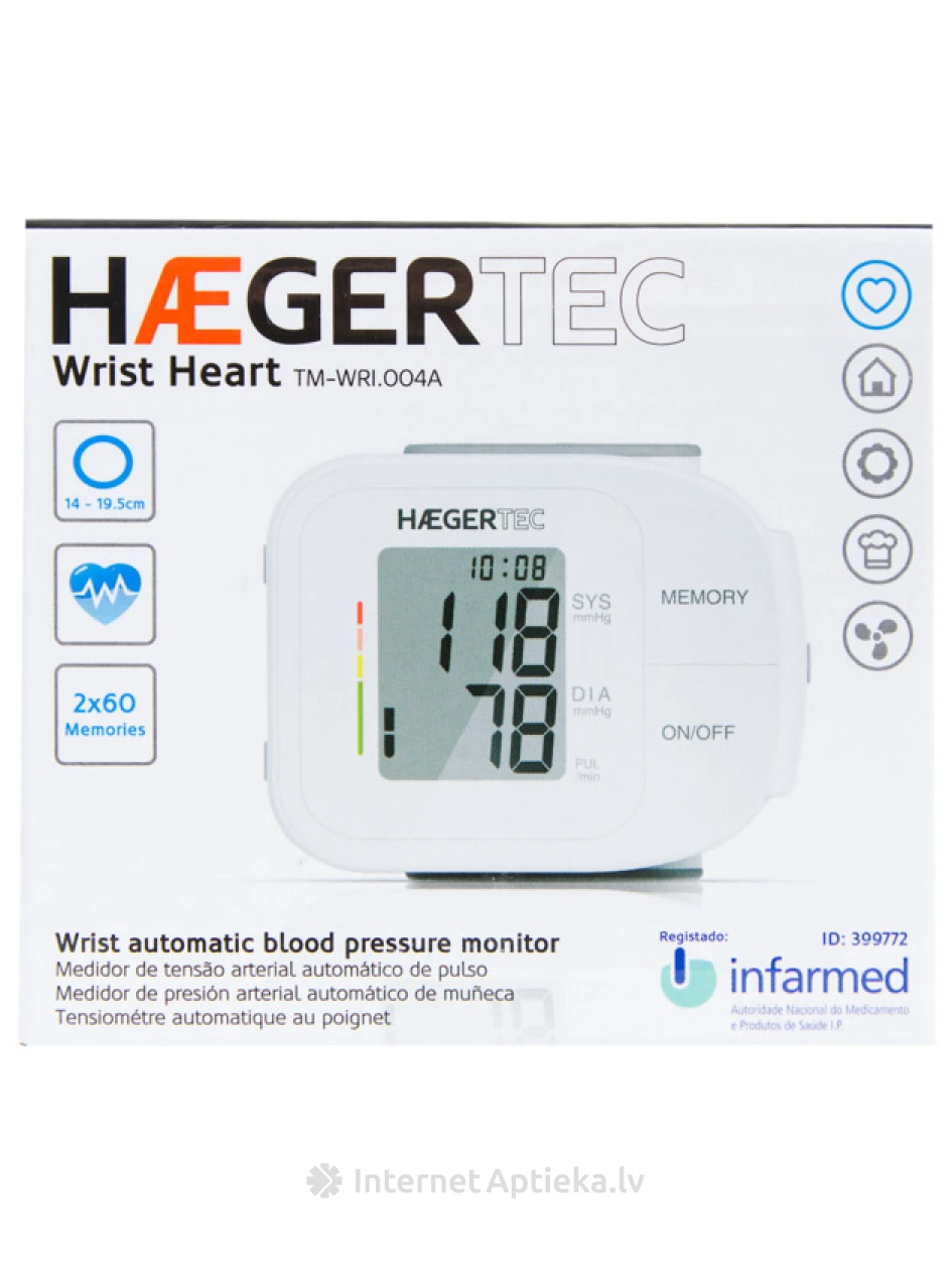 Haegeri tonomeeter M-WRI.004A, 1 tk. | internetaptieka.lv