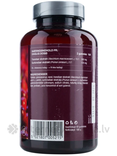 New Nordic Cranberry™ Urinary Tract Gummies, 60 närimistabletti | internetaptieka.lv