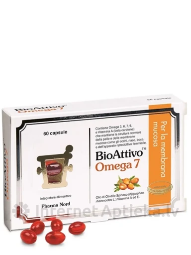 Bioactive Omega 7 kapsulas, 60 gb. | internetaptieka.lv