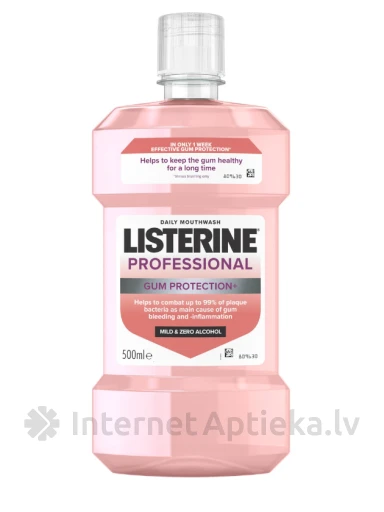 Listerine suuvesi Professional gum protection, 500 ml | internetaptieka.lv