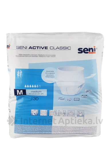 Seni Active Classic aluspüksid, M, 30 tk. | internetaptieka.lv