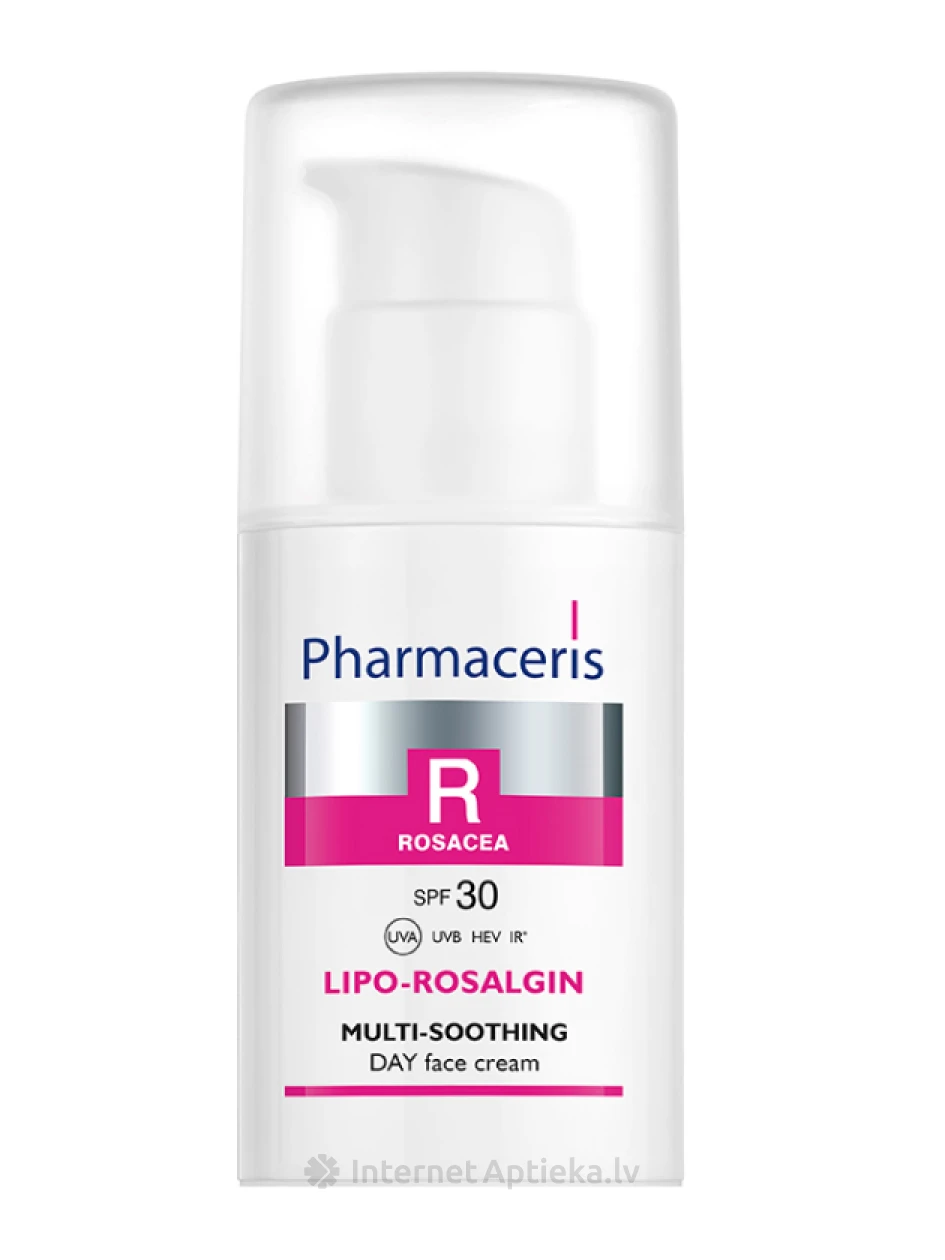 Pharmaceris Lipo-Rosalgin успокаивающий дневной крем для лица SPF30, 30 мл | internetaptieka.lv