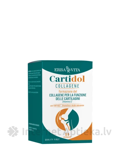 ERBA VITA Cartidol Collagene paciņas, 14 gb. | internetaptieka.lv