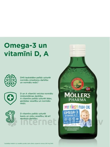Möller′s Мой первый рыбий жир, 250 мл | internetaptieka.lv