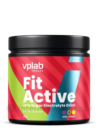 Vplab FitActive Zero Lemonade Pulveris, 200 g | internetaptieka.lv