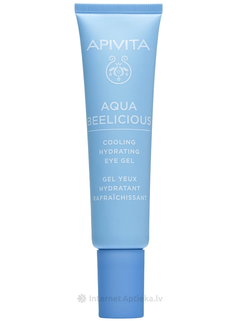 APIVITA AQUA BEELICIOUS gaivinamasis ir drėkinamasis akių gelis, 15 ml | internetaptieka.lv