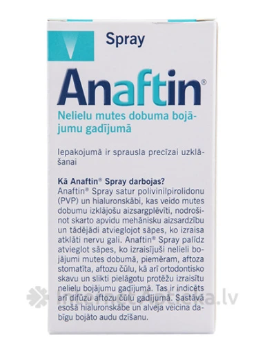 Anaftin spray suuõõne kahjustuste jaoks, 15 ml | internetaptieka.lv