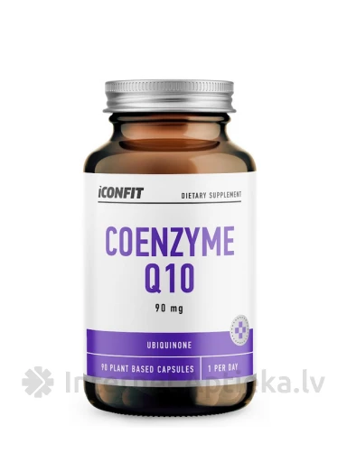 ICONFIT Q10 Coenzyme 90mg, 90 капсул | internetaptieka.lv