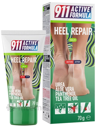 911 active formula balzams saplaisājušiem papēžiem, 70 g | internetaptieka.lv