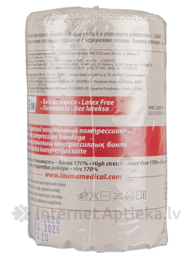 Lauma Medical elastīgā medicīniskā saite, 12 cm x 1.5 m | internetaptieka.lv