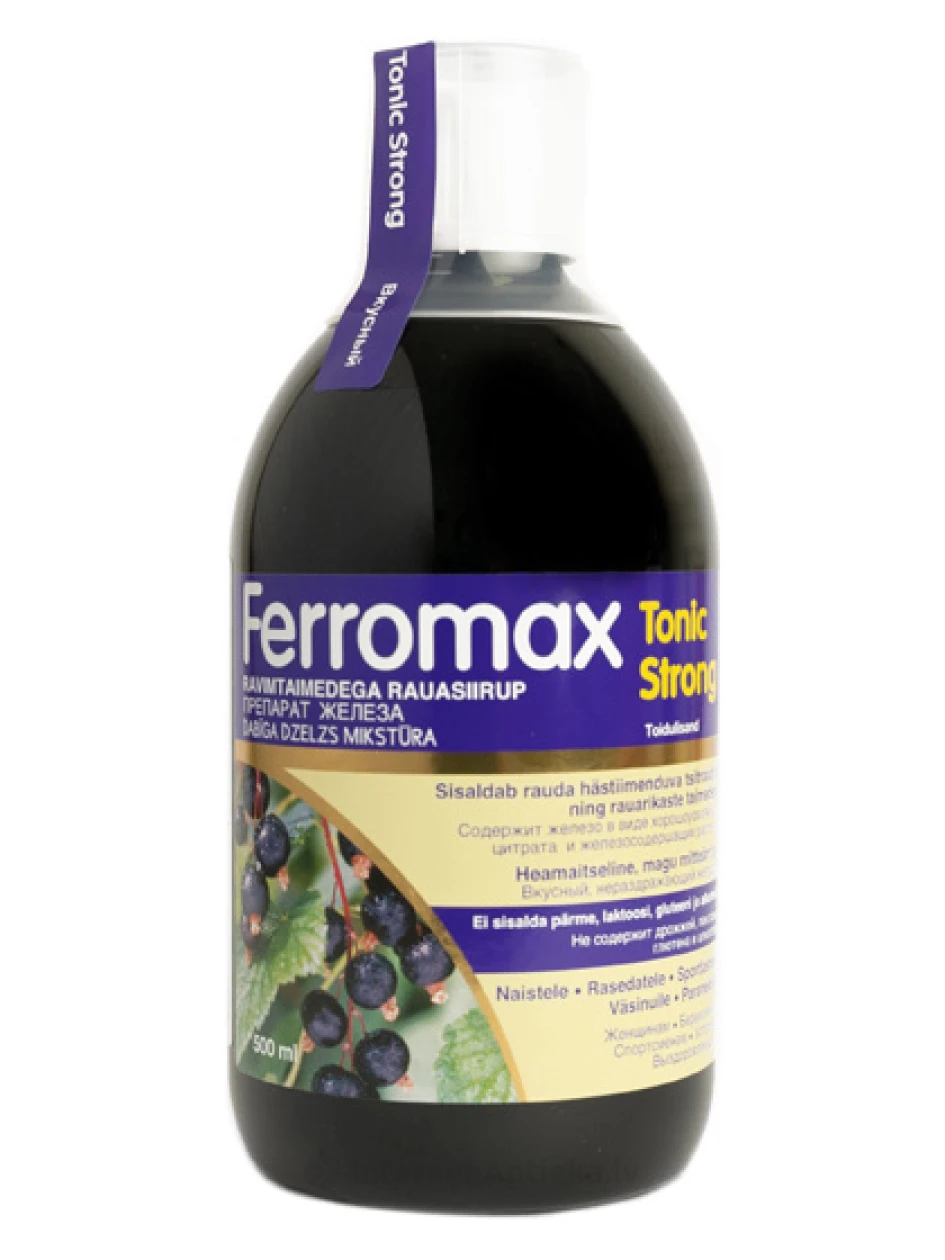 Ferromax Tonic Strong rauamikstuur, 500 ml | internetaptieka.lv