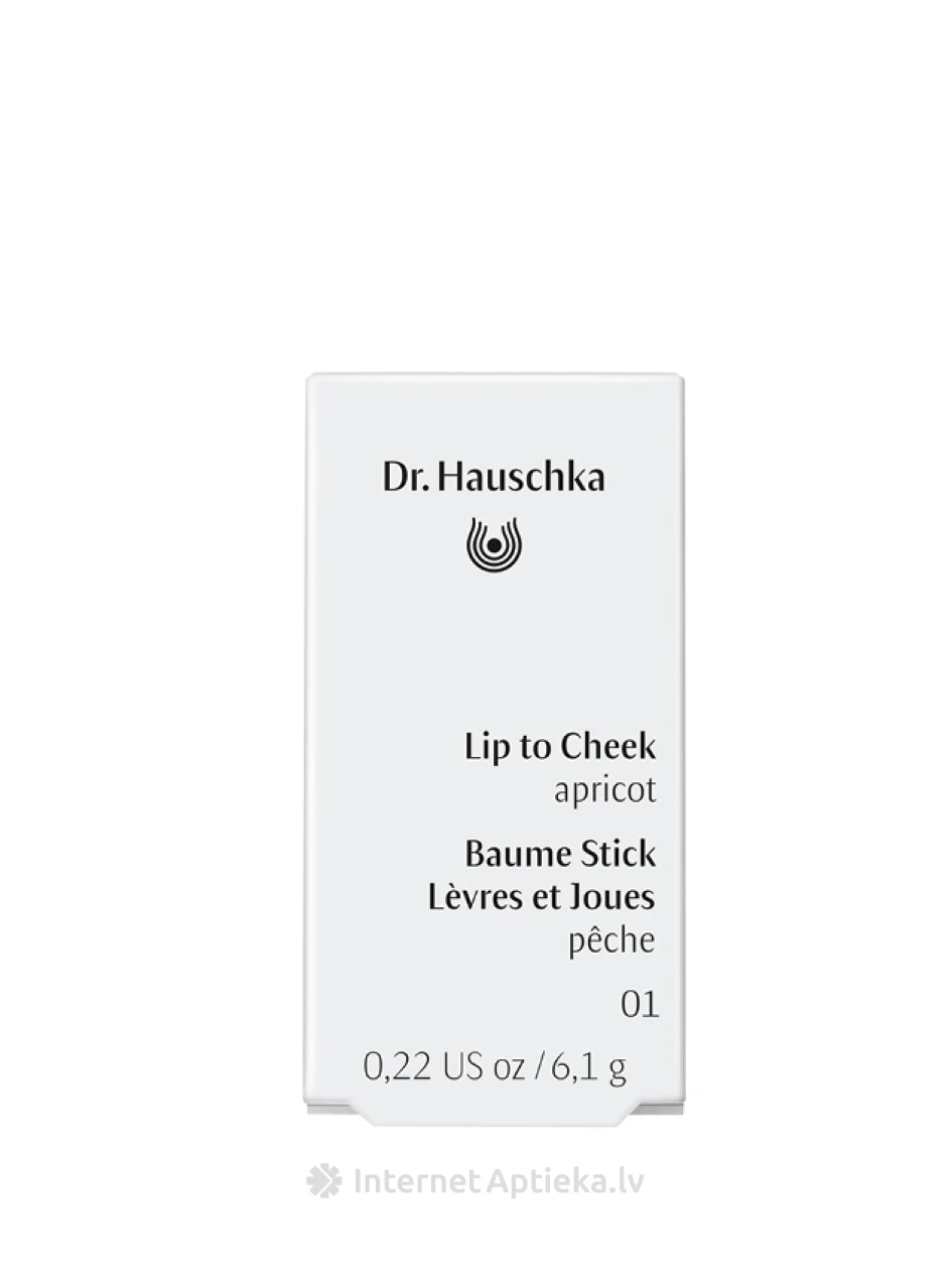 Dr. Hauschka huule ja põsevärv 01 apricot, 6.1 g | internetaptieka.lv