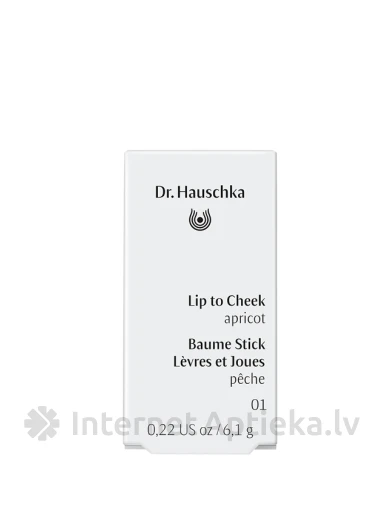 Dr. Hauschka huule ja põsevärv 01 apricot, 6.1 g | internetaptieka.lv