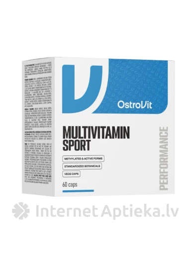 OstroVit VITA&MINERALS Sport капсулы, 60 шт. | internetaptieka.lv