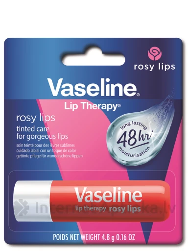 VASELINE Lūpu balzams rosy, 4.8 g | internetaptieka.lv