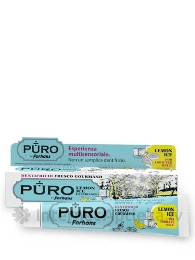 Puro by Forhans Lemon Ice zobu pasta, 75 ml | internetaptieka.lv