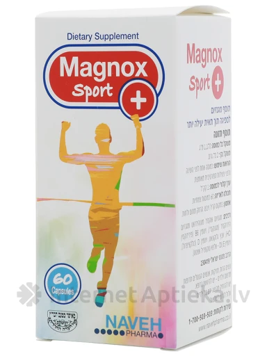 Naveh Pharma Magnox Sport +, 60 kapsulas | internetaptieka.lv