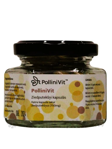 Pollinivit Пыльца, 50 капсул | internetaptieka.lv