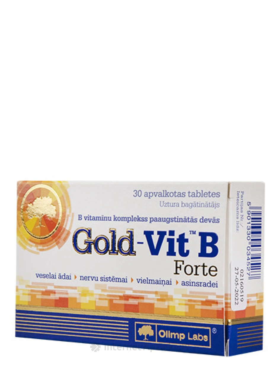 Olimp Labs Gold-Vit B Forte, 30 таблеток | internetaptieka.lv