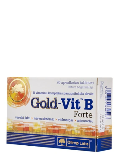 Olimp Labs Gold-Vit B Forte, 30 таблеток | internetaptieka.lv