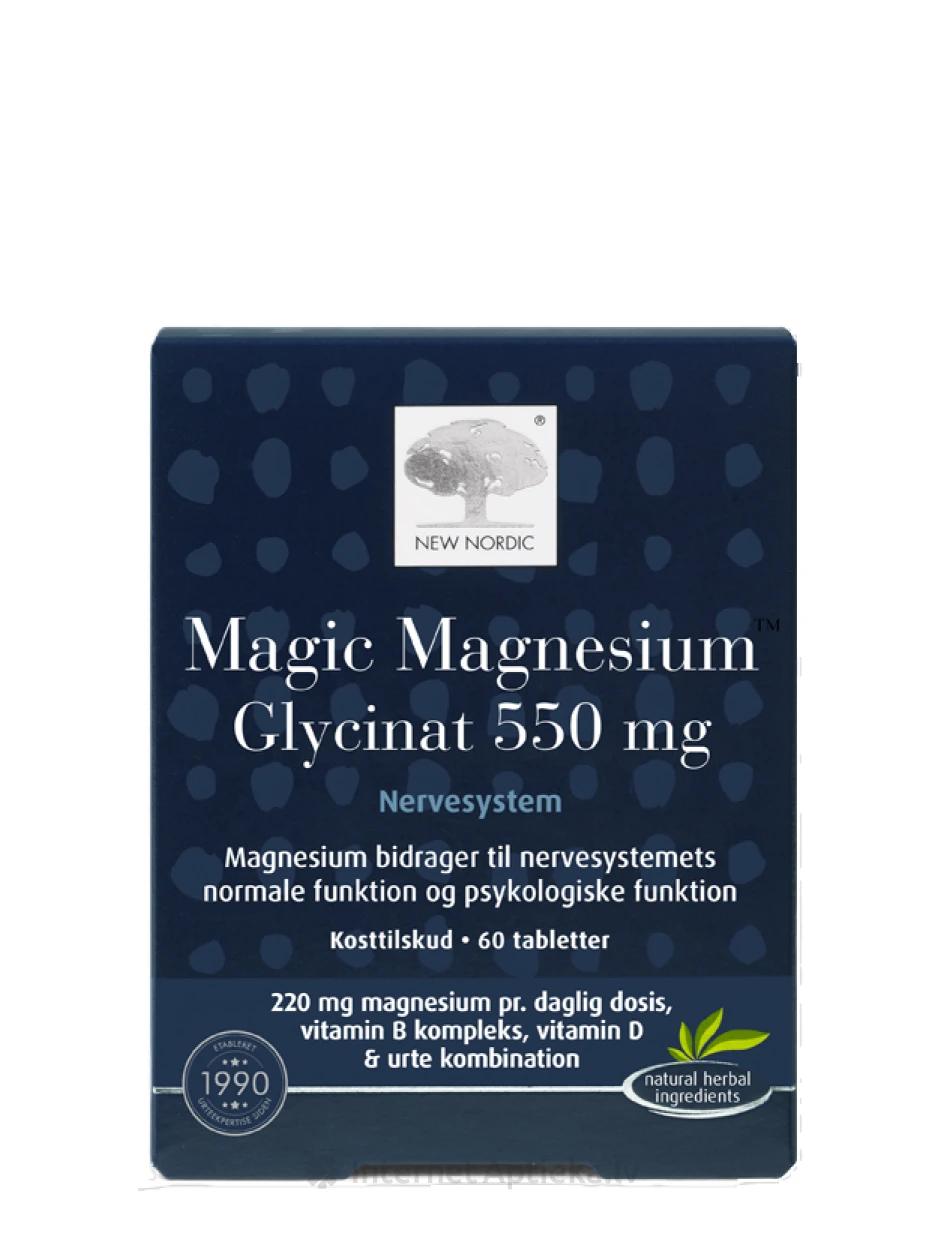 NewNordic Magic Magnesium Glycinat, 60 tabletes | internetaptieka.lv