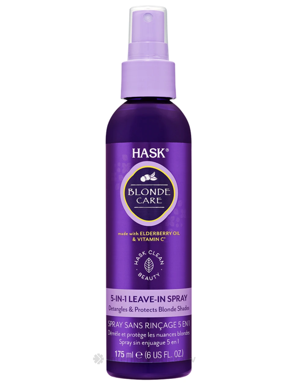 HASK izsmidzināms kondicionieris blondiem matiem 5in1, 175 ml | internetaptieka.lv