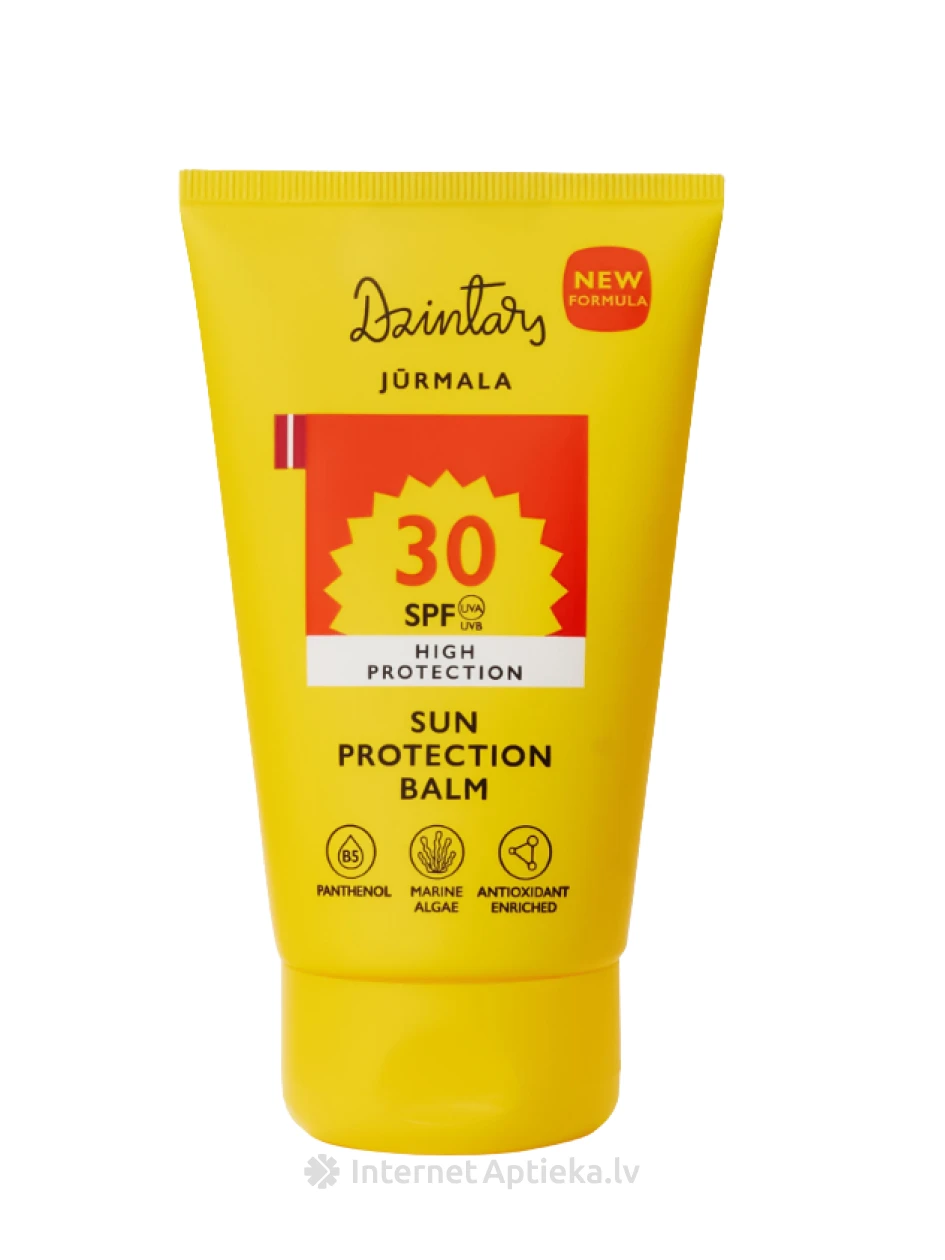 Dzintars Päikesekaitse palsam sära Jūrmala SPF 30 UVA+UVB, 100 ml | internetaptieka.lv