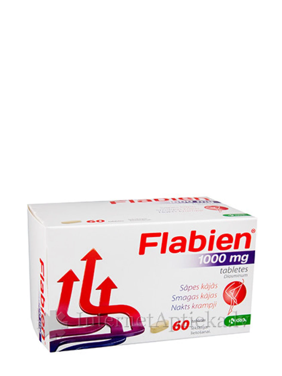 Flabien 1000 мг, 60 таблеток | internetaptieka.lv